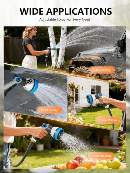 Retractable Garden Hose Reel 1/2 in x 100 ft, Dark Gray